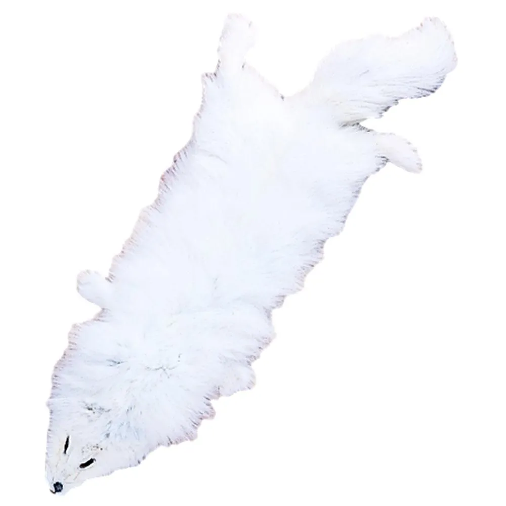 Beautifully Tanned Artic Fox Pelt - Pure White Fur Hide