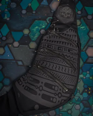 Botta Bag / Cotton Printed Black - TRIBALSEA