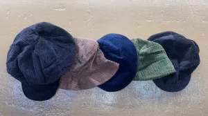Corduroy Stash Pocket Hat Assorted Colors & Styles