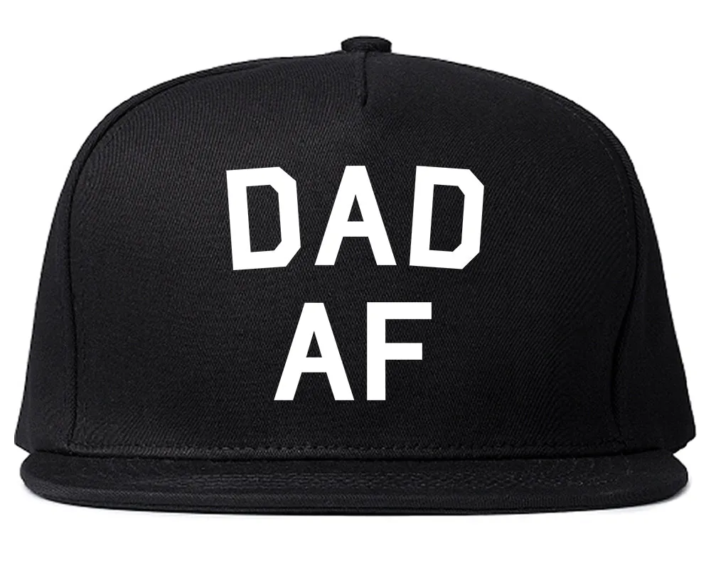 Dad AF New Father Funny Mens Snapback Hat