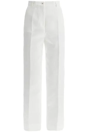 DOLCE & GABBANA brocade cigarette pants in eight words