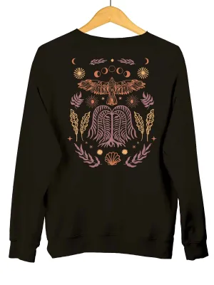 Explorer’s Paradise | Back Printed Unisex Sweatshirt