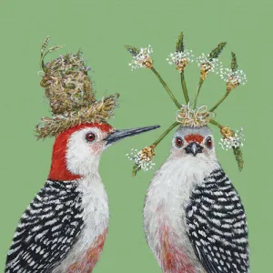 First Date Birds Beverage Napkins