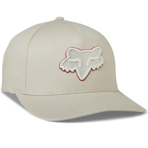 Fox Racing  Epicycle FlexFit 2.0 Hat Baseball Cap Curved Bill Vintage White