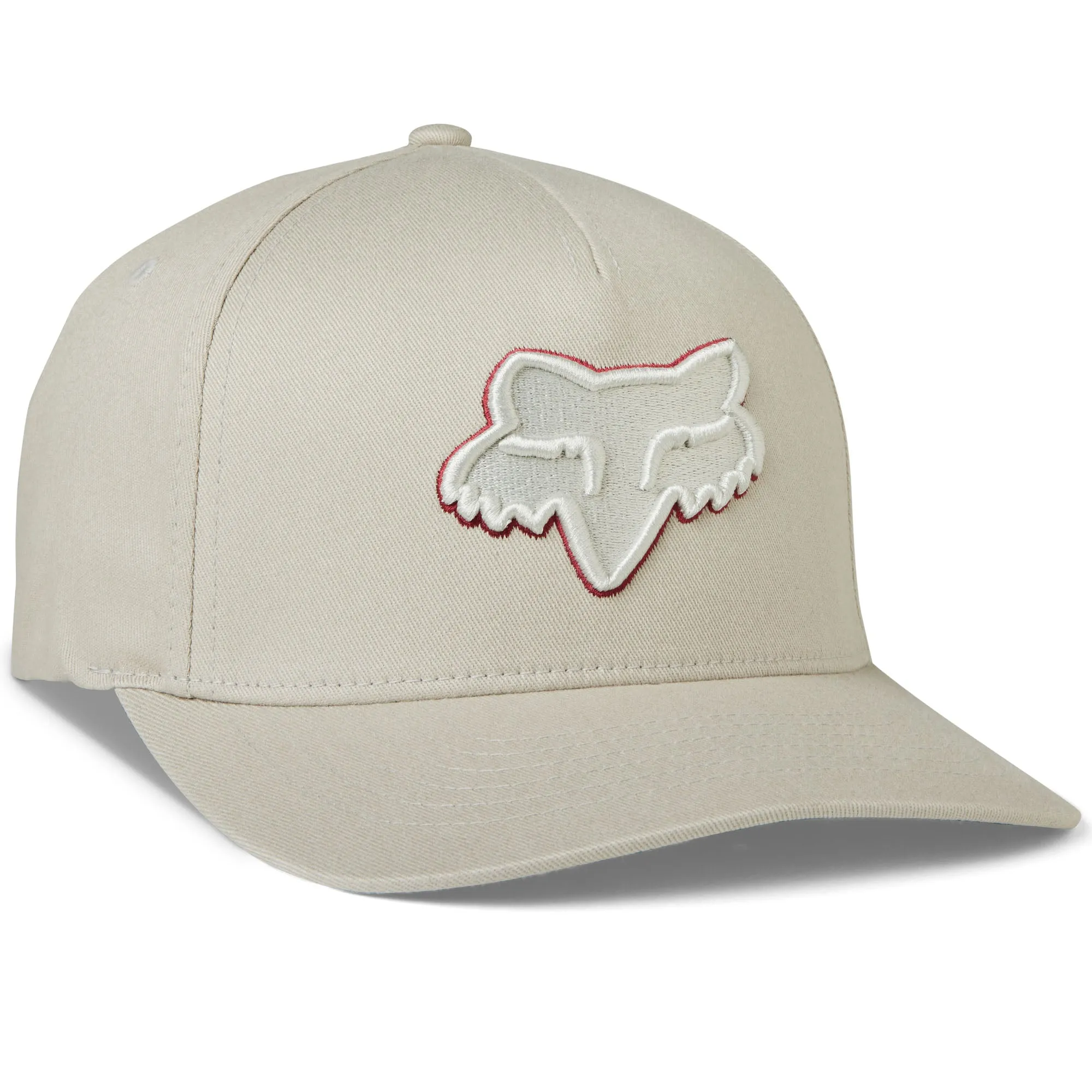 Fox Racing  Epicycle FlexFit 2.0 Hat Baseball Cap Curved Bill Vintage White