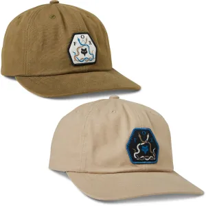 Fox Racing  Mens Caved In Adjustable Baseball Hat Flat Bill Comfort Cotton Casual