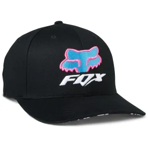 Fox Racing  Mens Morphic Flexfit Baseball Hat Cap Curved Bill Comfortable Black