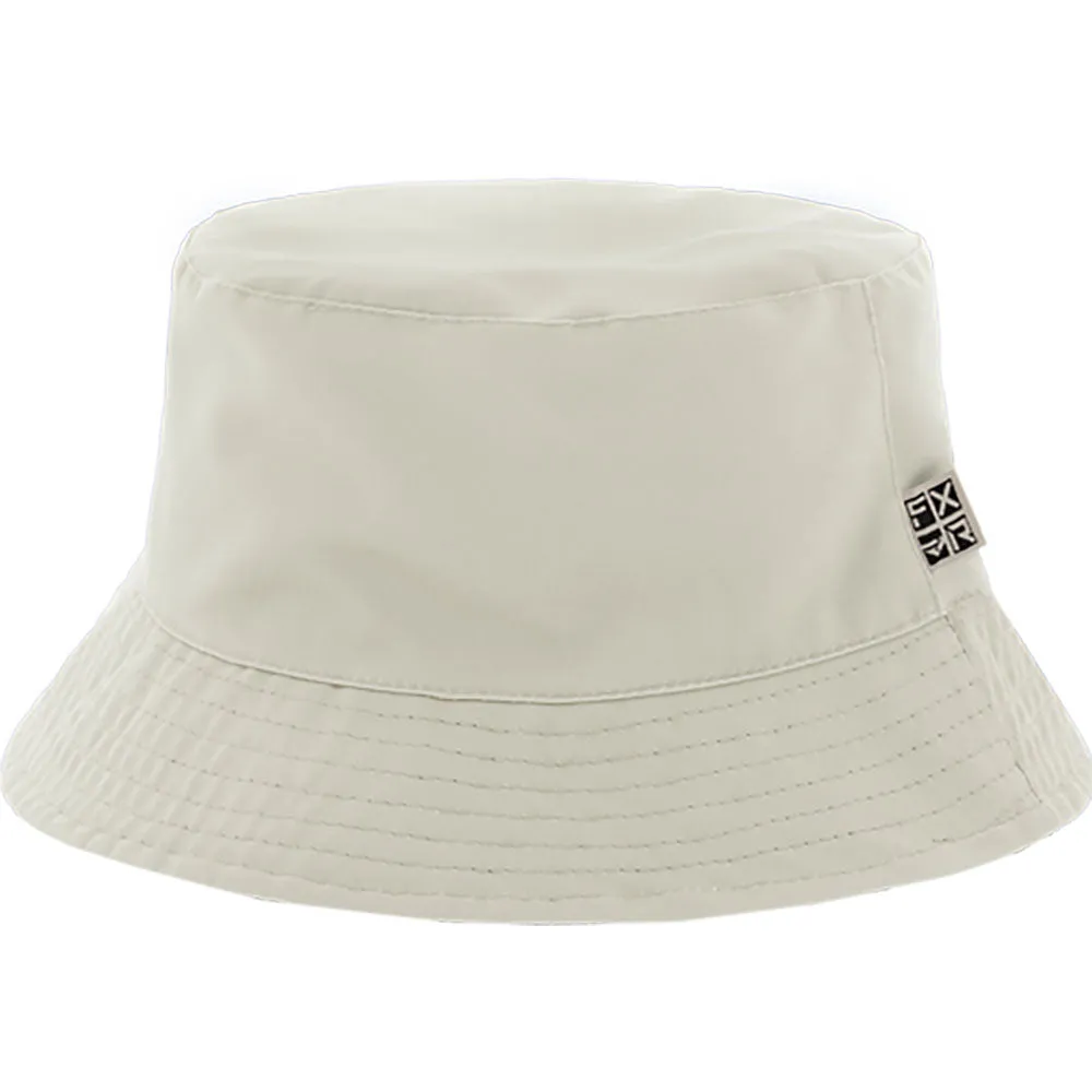 FXR 241946-3501-00 Side Star Bucket Hat Reversible Woven Multi-Stitch Brim Sunrise Bone -