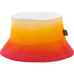 FXR 241946-3501-00 Side Star Bucket Hat Reversible Woven Multi-Stitch Brim Sunrise Bone -