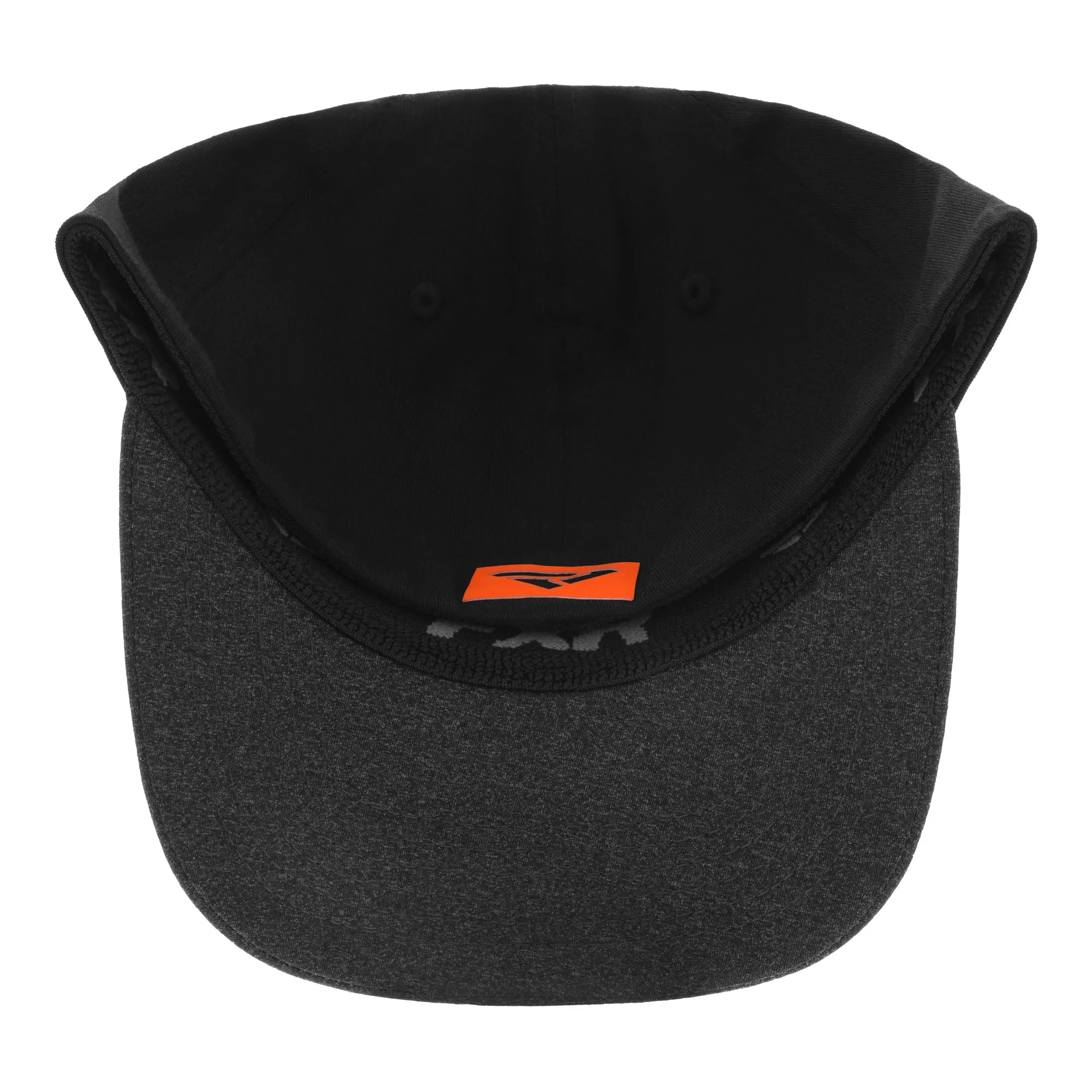 FXR Evo Baseball Hat Charcoal Heather/Orange Grey