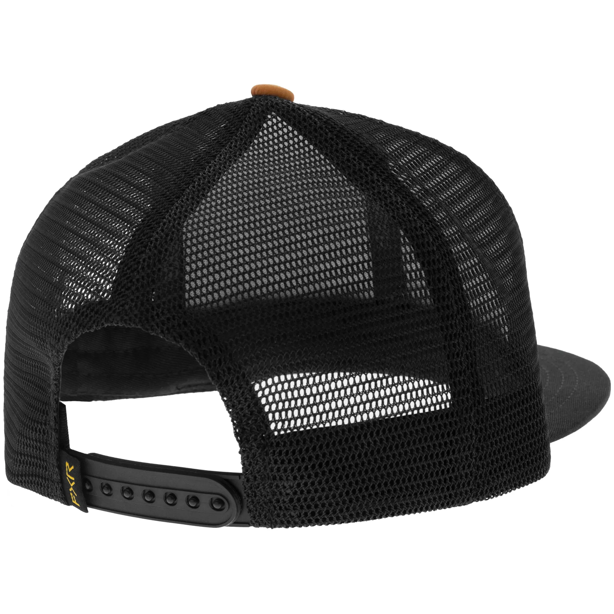 FXR  Race Division Baseball Hat Snapback Cap Flat Brim Comfortable Black Flame