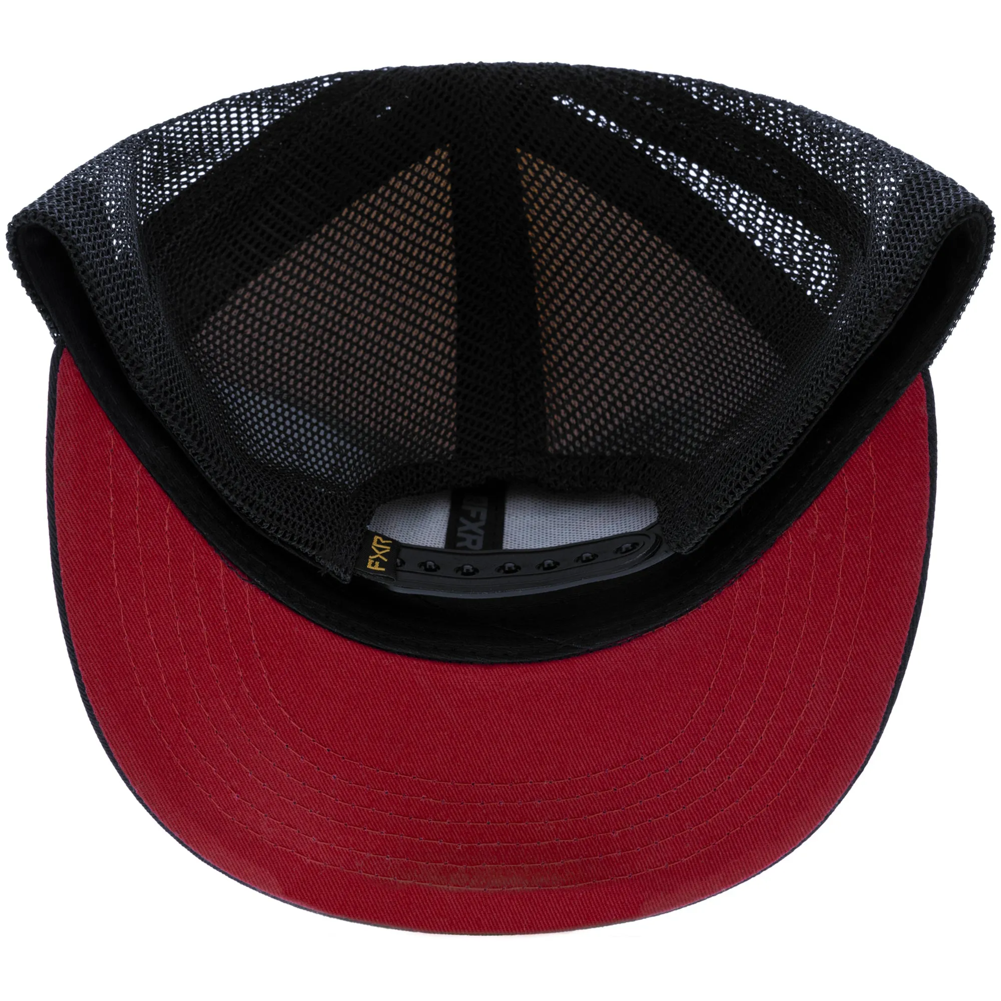 FXR  Race Division Baseball Hat Snapback Cap Flat Brim Comfortable Black Flame