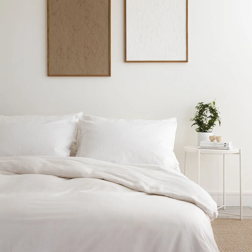Hero Cotton Flat Sheet - Snow White