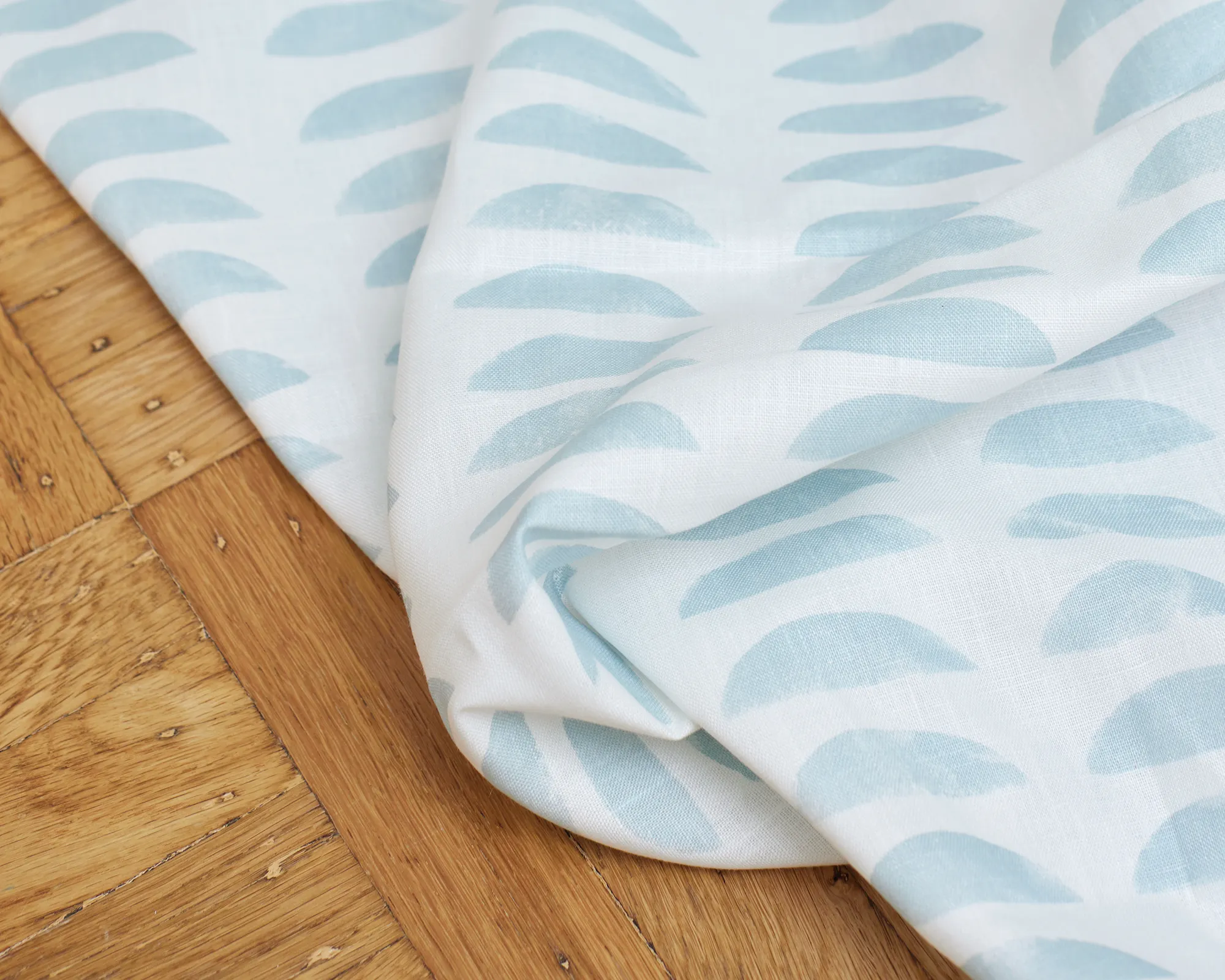 Hills Fabric in Light Blue