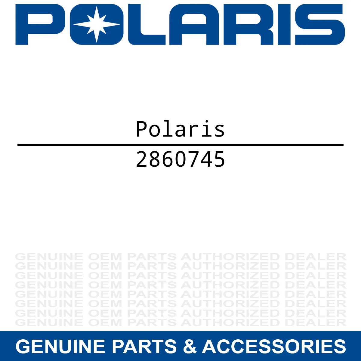 Indian Motorcycle 2860745 Genuine OEM Polaris Part