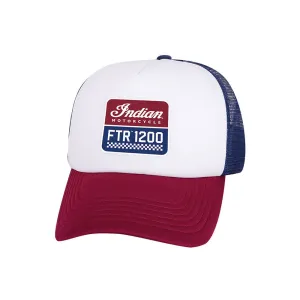 Indian Motorcycle 2868958 Polaris Indian Branded FTR Trucker Hat Adjustable Snap Closure