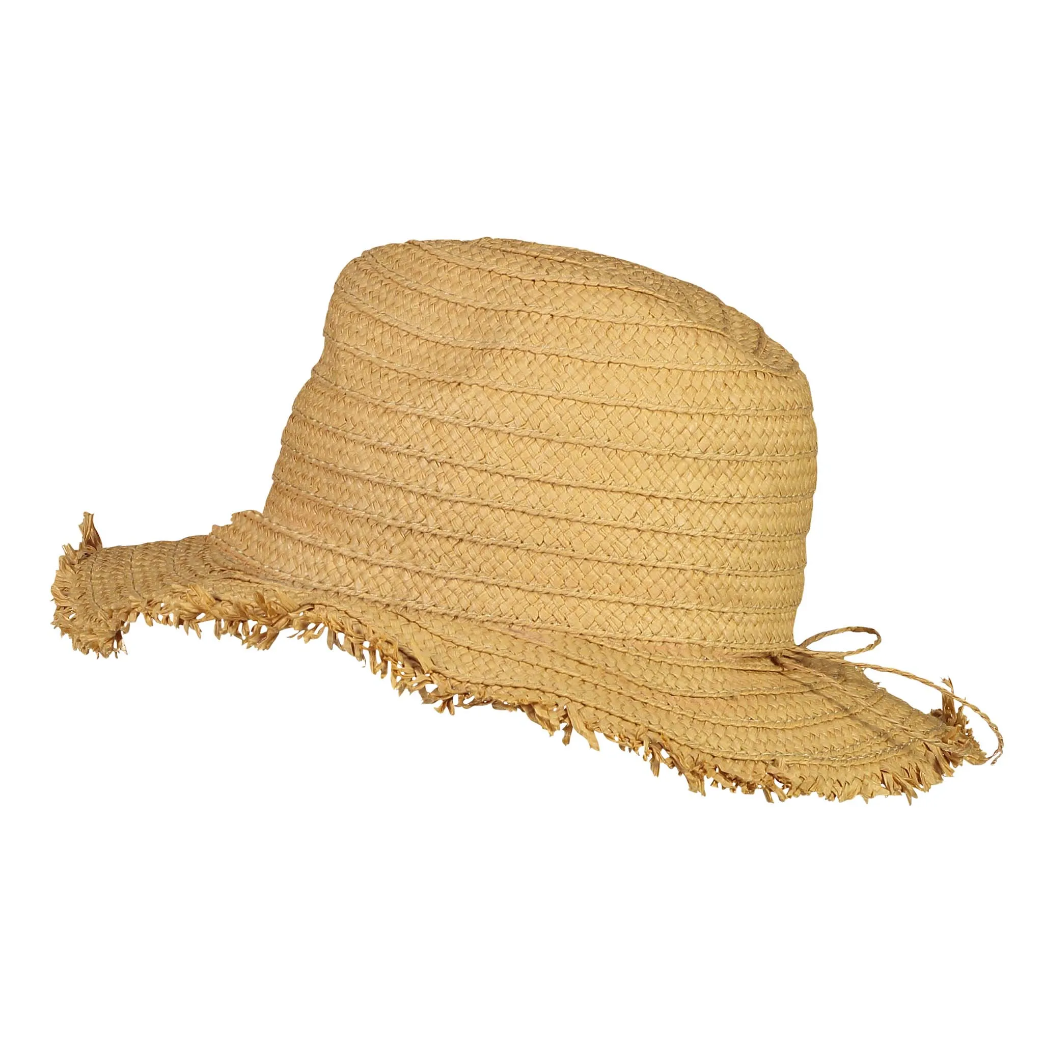Ladies Fringe Straw Hat