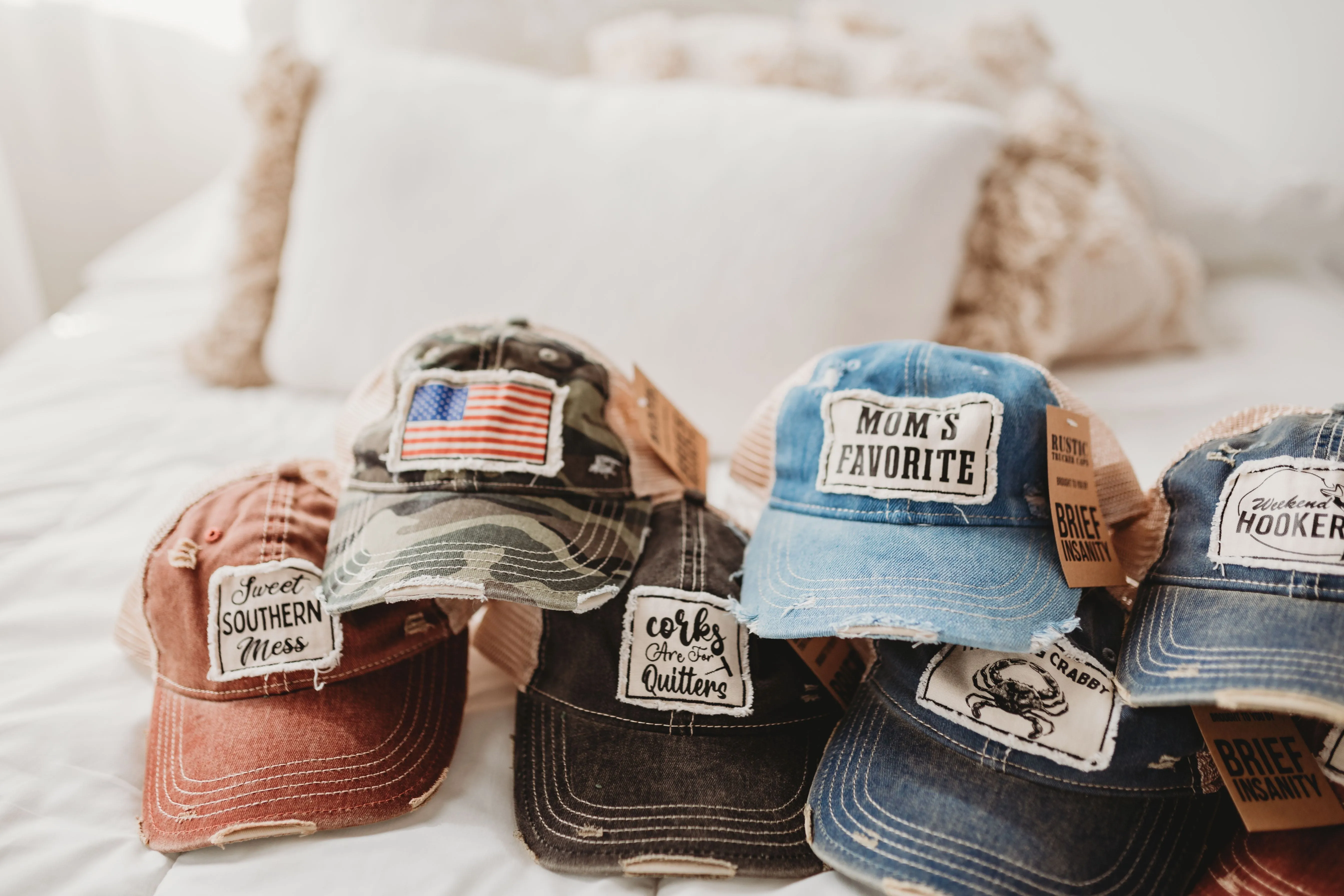 Libra Vintage Distressed Trucker Adult Hat