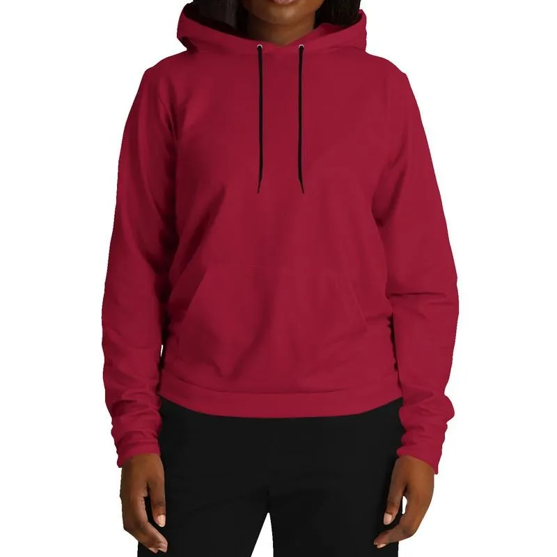 Medium Red Hoodie | Unisex | with PLUS sizes | C0M100Y75K45
