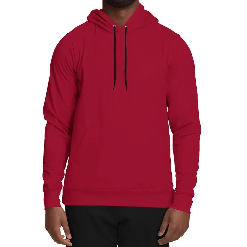 Medium Red Hoodie | Unisex | with PLUS sizes | C0M100Y75K45