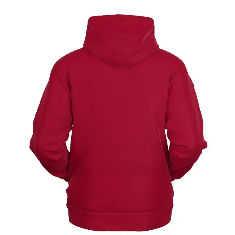 Medium Red Hoodie | Unisex | with PLUS sizes | C0M100Y75K45