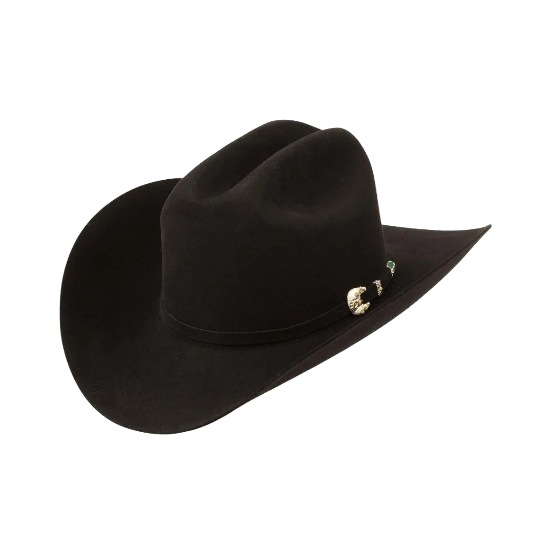 Milano Hats 1000X Imperial Black Mink Felt Hat