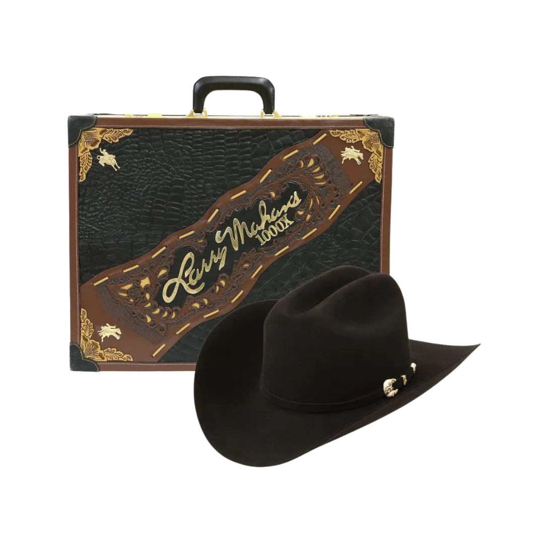 Milano Hats 1000X Imperial Black Mink Felt Hat