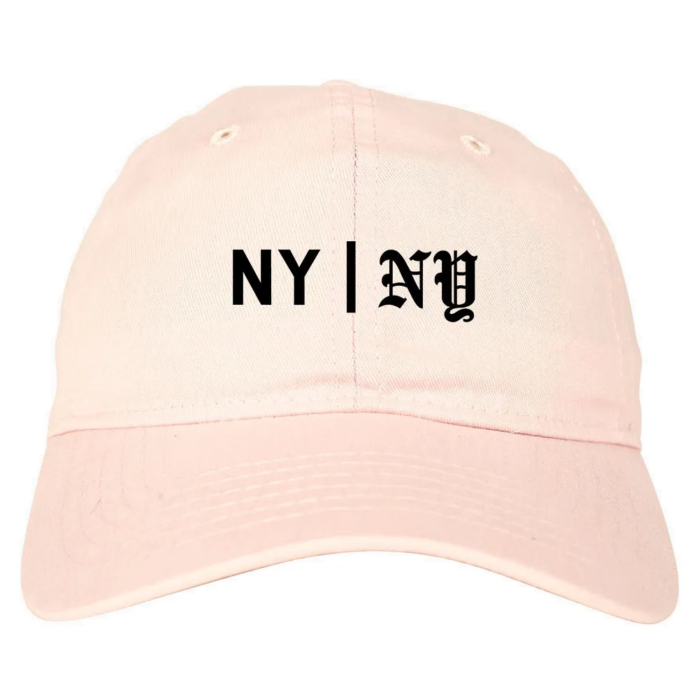 NY vs NY Mens Dad Hat Baseball Cap