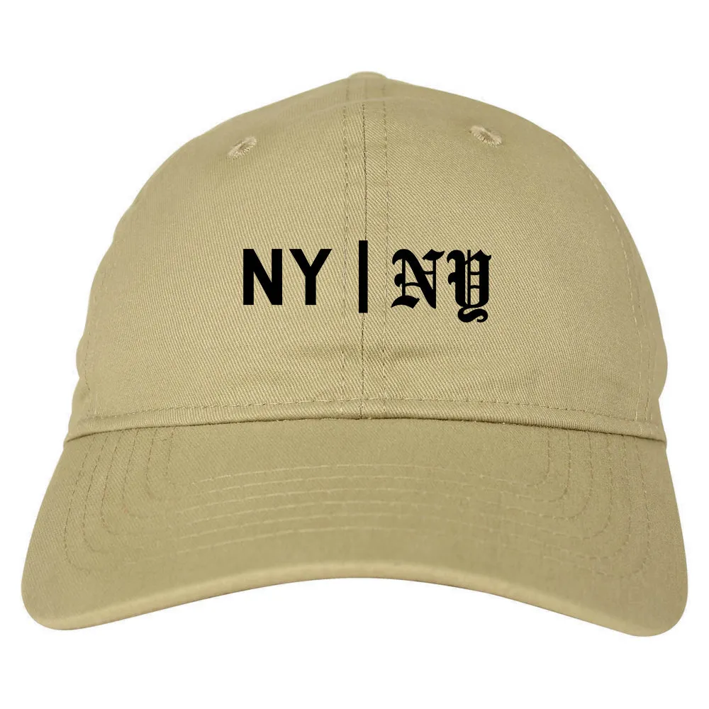 NY vs NY Mens Dad Hat Baseball Cap