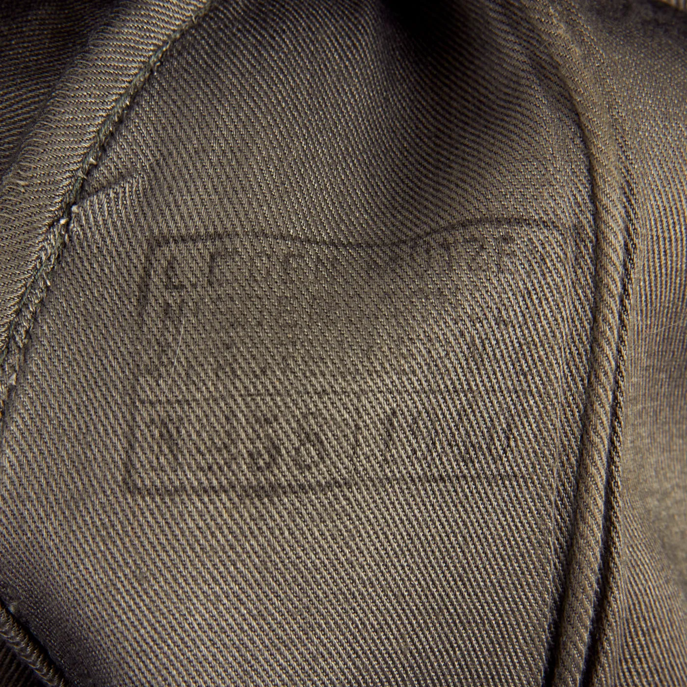 Original German WWII Heer Army 1940 dated 58cm EM-NCO Schiffchen M38 Overseas Cap - Removed Soutache