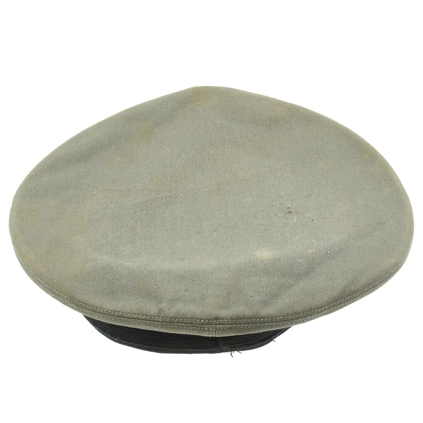Original U.S. WWII Naval Officer Gray Combination Visor Cap by Lewis Tailors - size 6 3/4