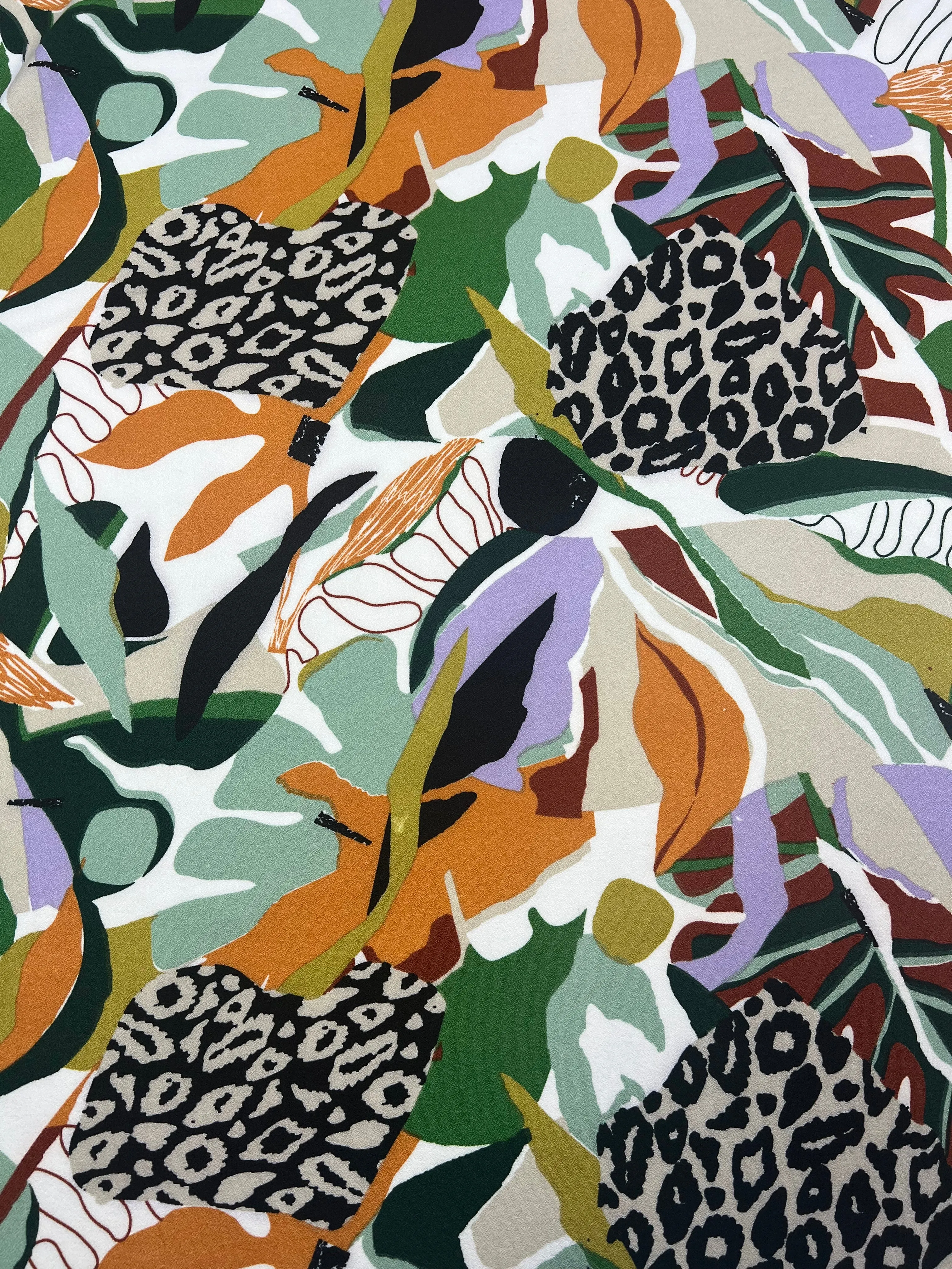 Printed Crepe - Splash - 150cm