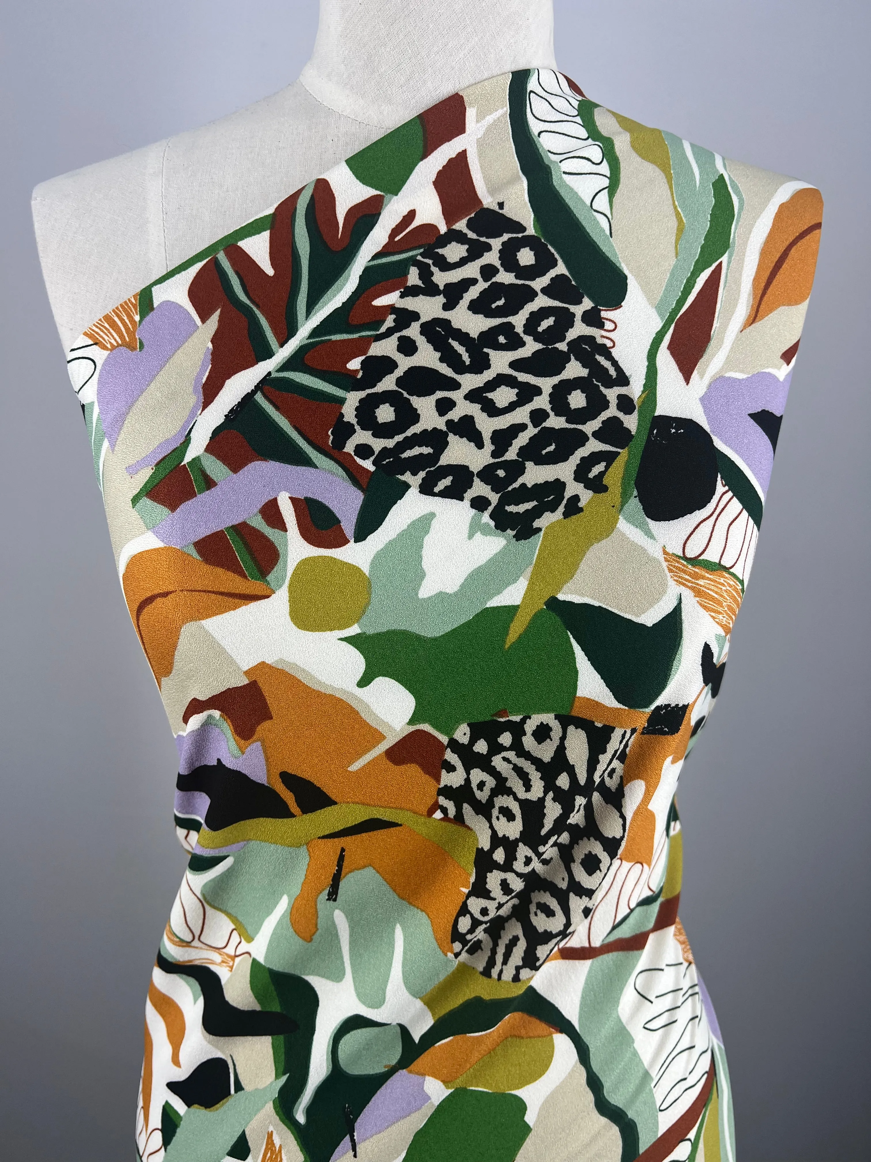 Printed Crepe - Splash - 150cm