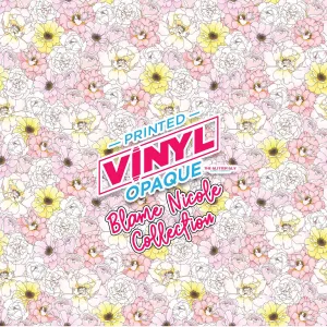 Printed Vinyl - Floral Blush