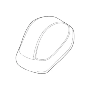 Pureflo PR02445SP PAPR Black Hard Hat Helmet Shell