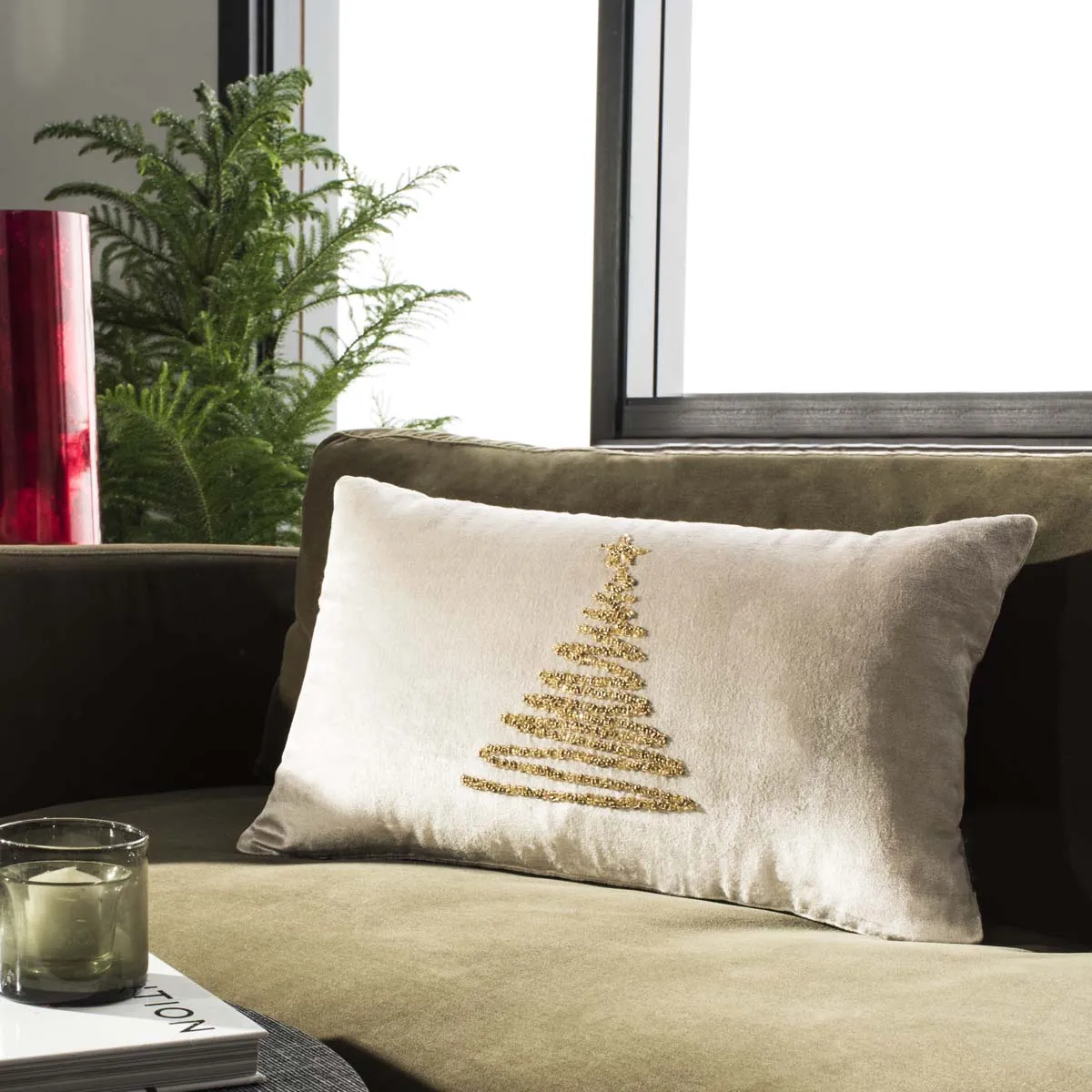 Safavieh Enchanted Evergreen Pillow, PLS882
