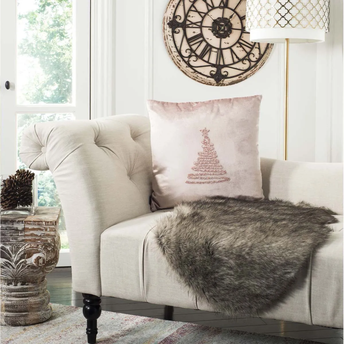 Safavieh Enchanted Evergreen Pillow, PLS882
