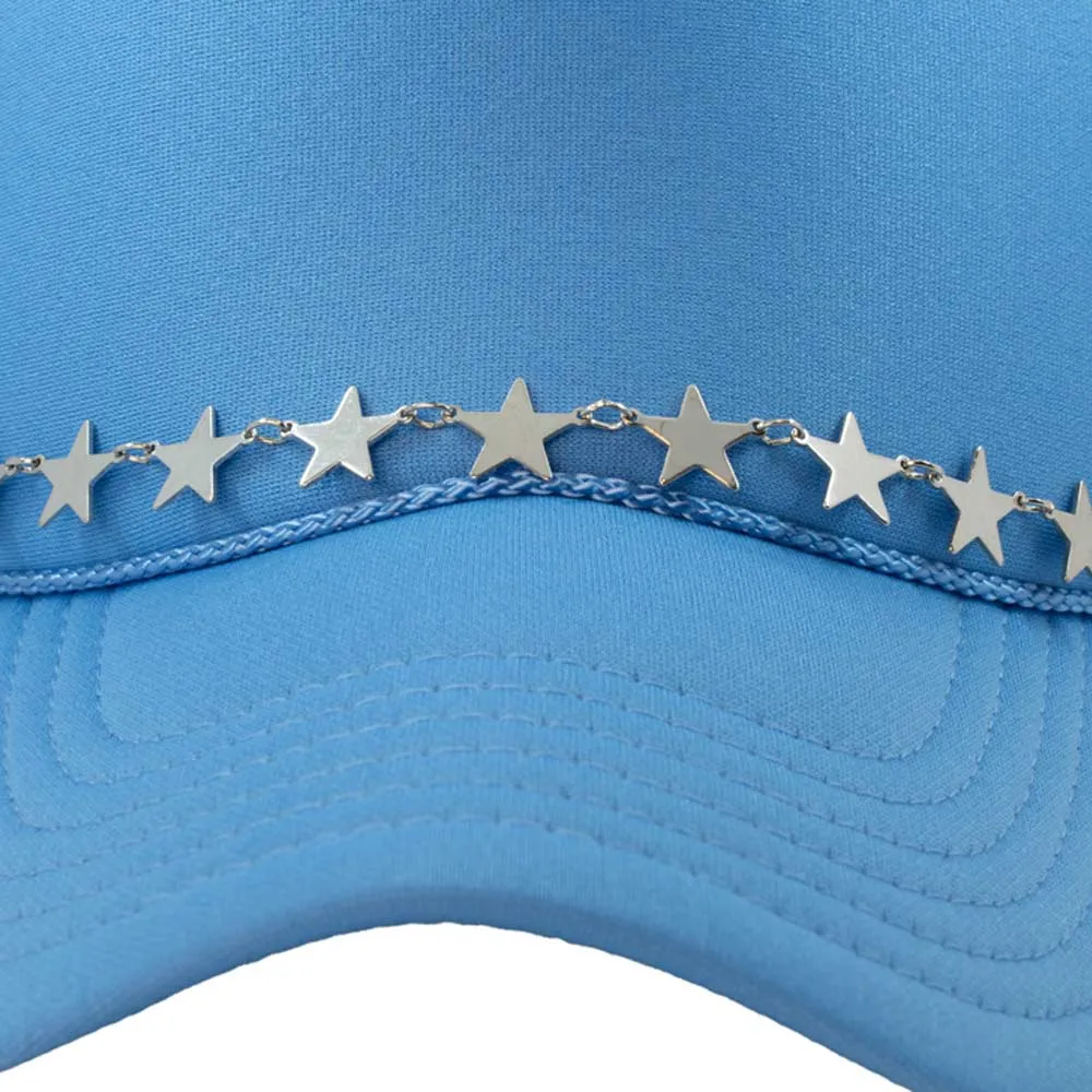 Silver Stars Wholesale Chain for Hats