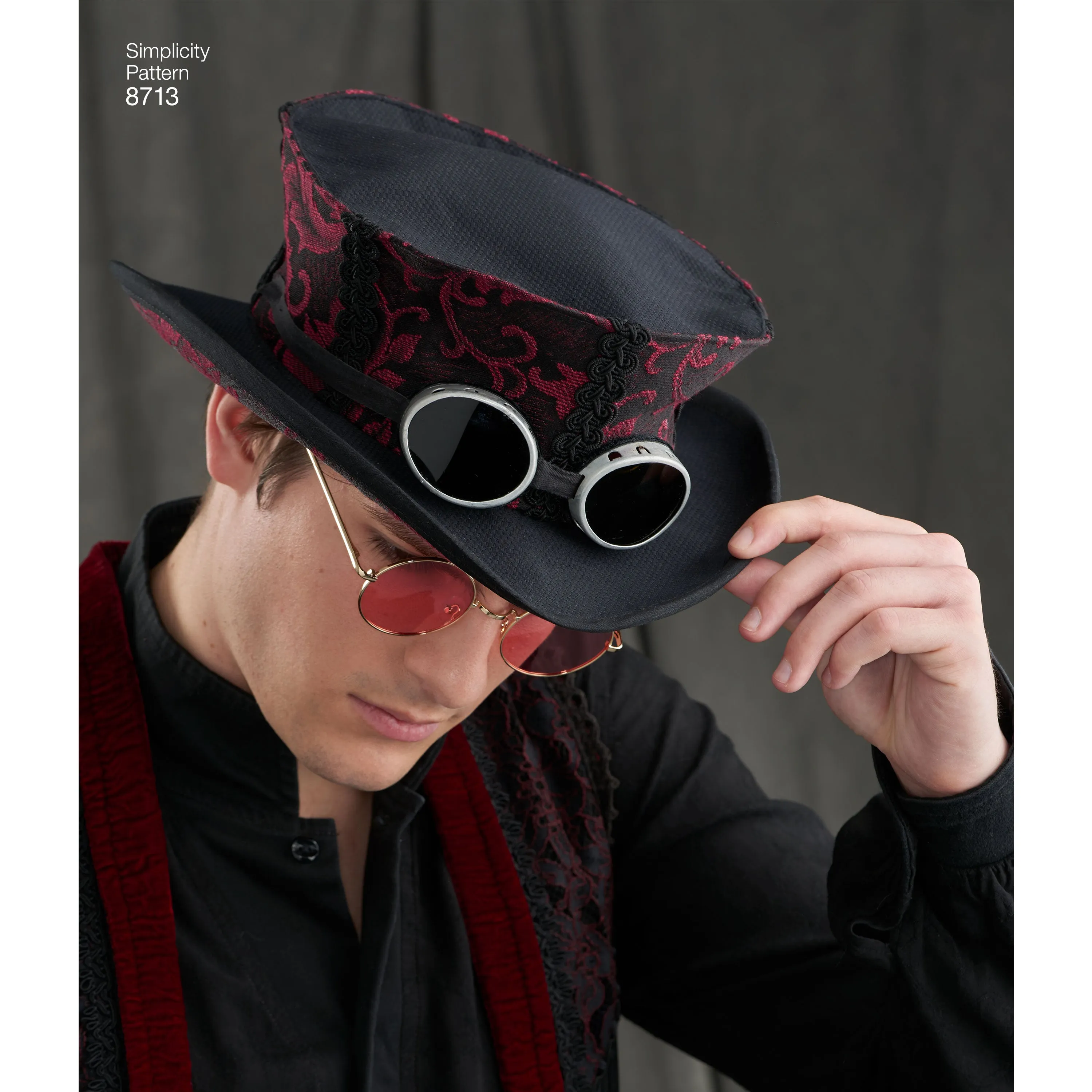 Simplicity Pattern 8713 Men's Hats in Three Sizes