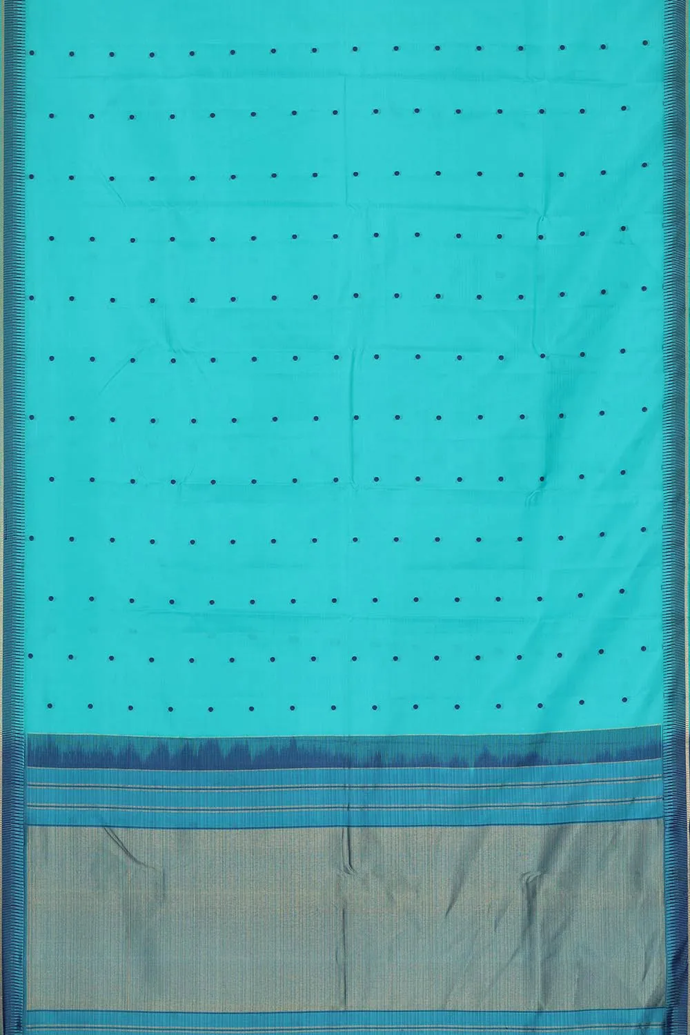 Sky Blue Silk Saree