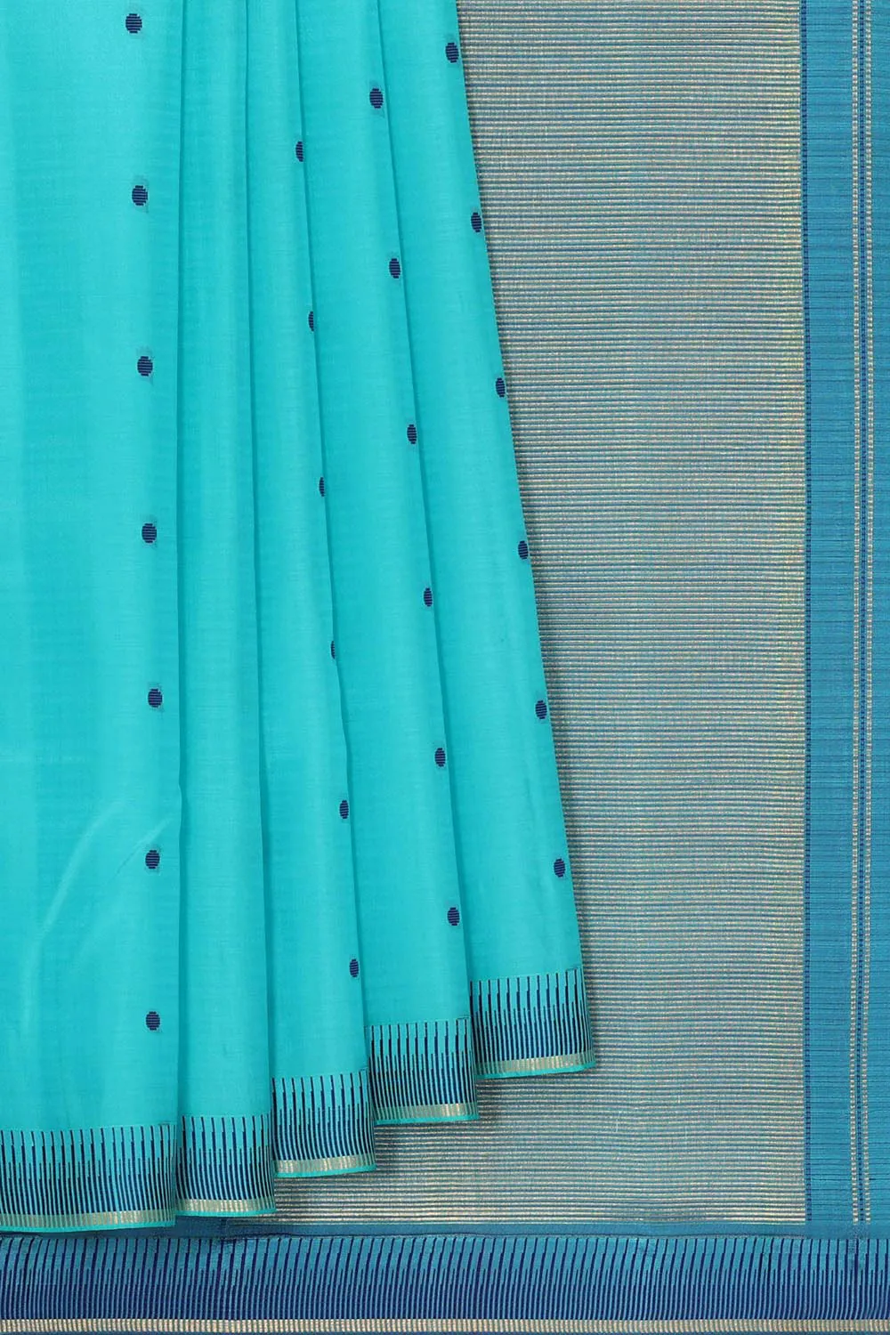 Sky Blue Silk Saree
