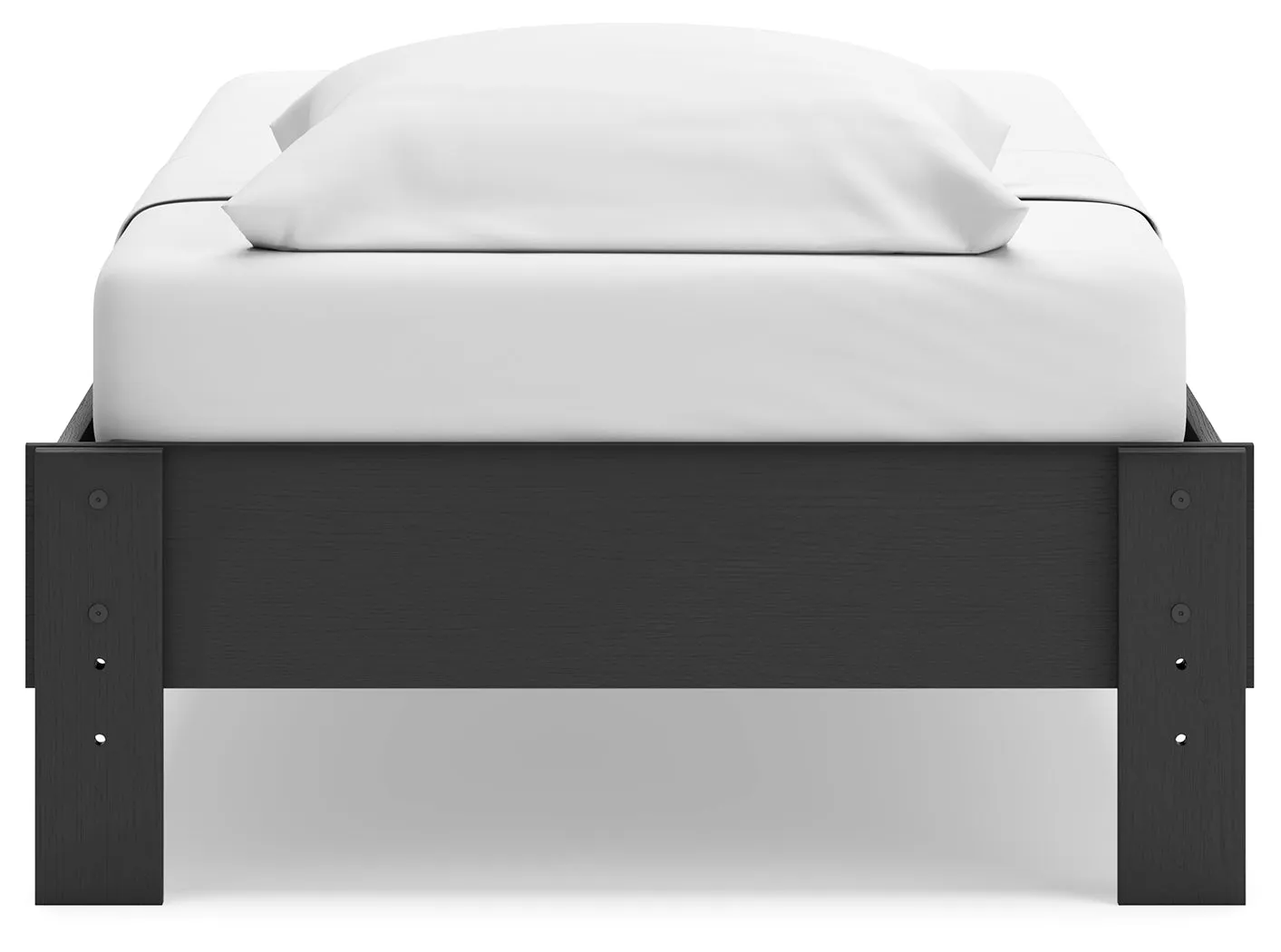 Socalle Twin Platform Bed with Dresser and Chest in Black
