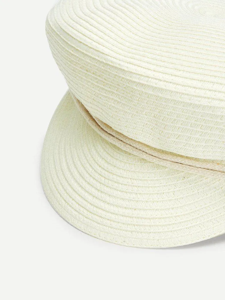 Straw Baker Boy Hat