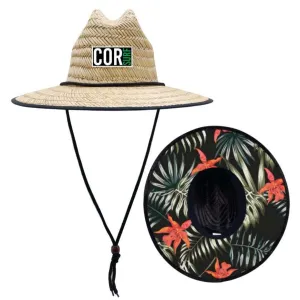 Straw Lifeguard Beach Hats for Adults - Kauai