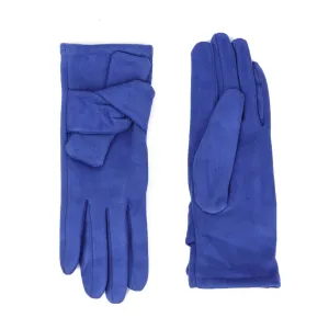 Winter Gloves Alexandra cross-strap Royal Blue
