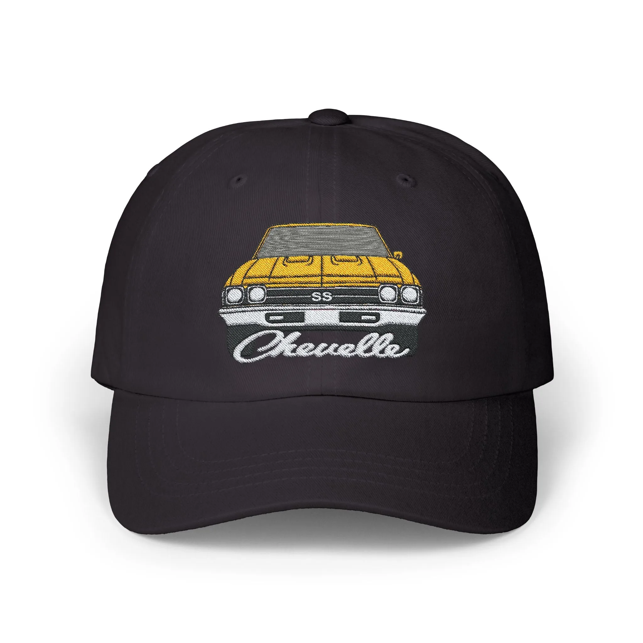 Yellow 1969 Chevelle Hat,CAP, Classic Car Gift EMBROIDERY EMBROIDERED